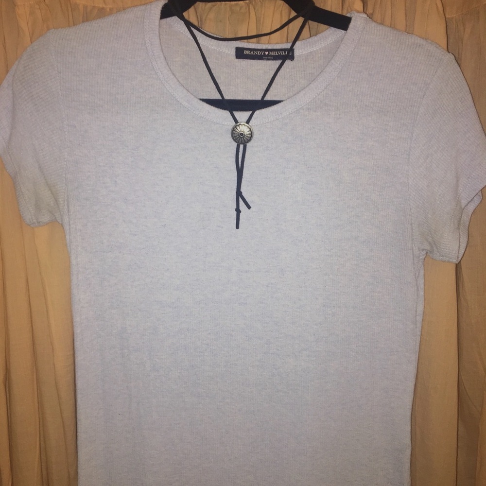 Brandy Melville Baby Blue Top